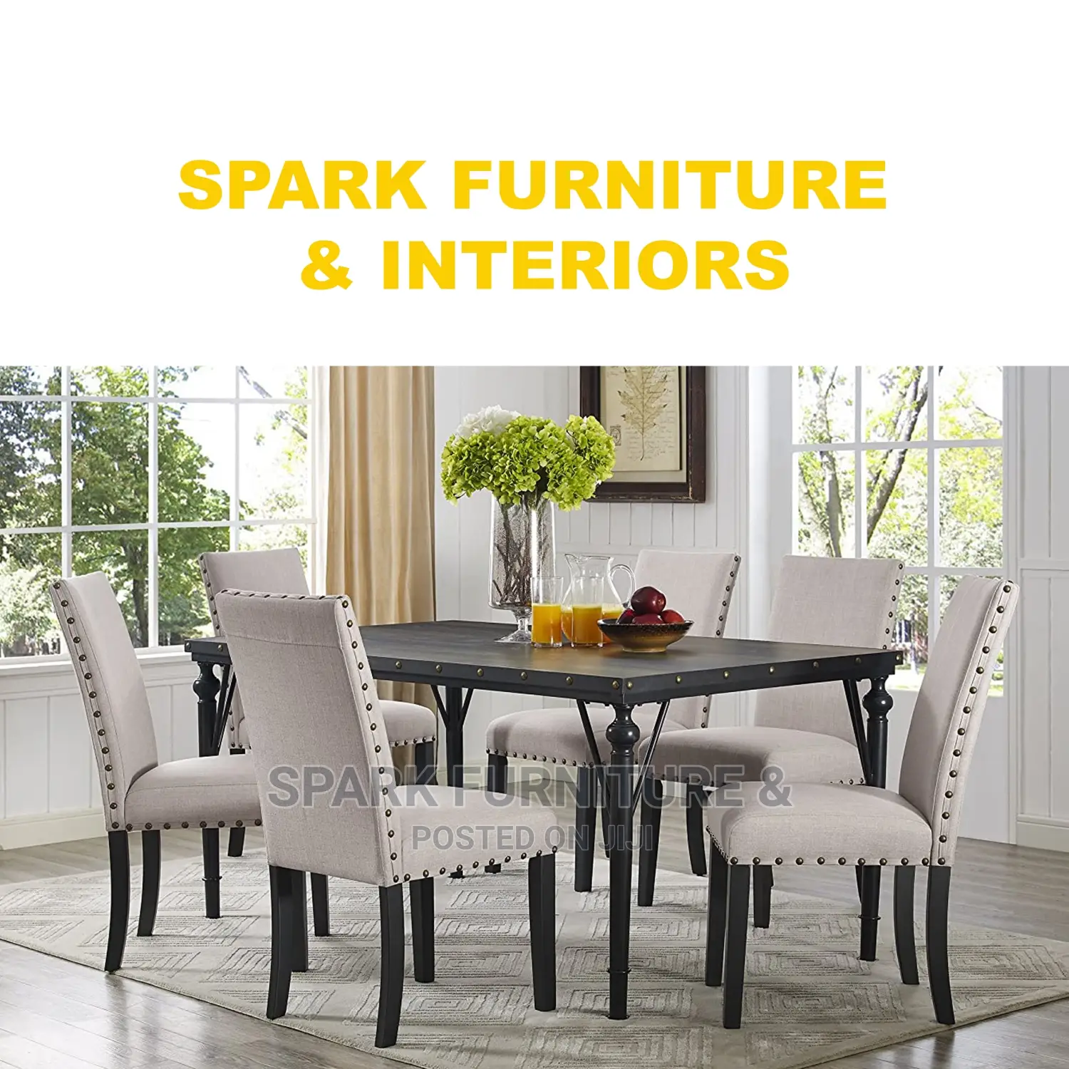 Round Dining Table D-023 6- Seater