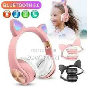 Photo - P47m Cat Ear Shape Led Bluetooth Headphones