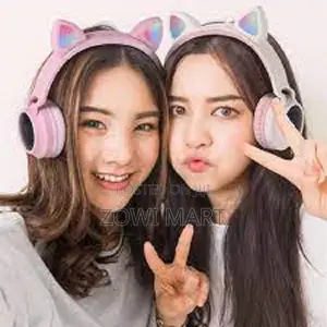 P47m Cat Ear Shape Led Bluetooth Headphones