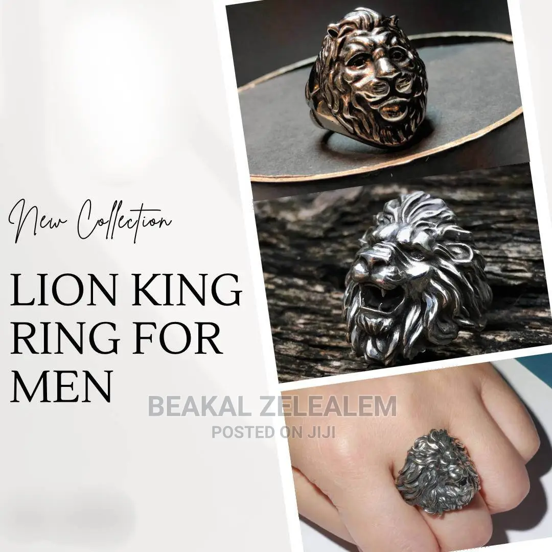 Men's Domineering Gothic Punk Lion Ring