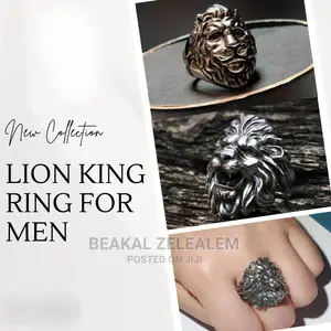 Men's Domineering Gothic Punk Lion Ring