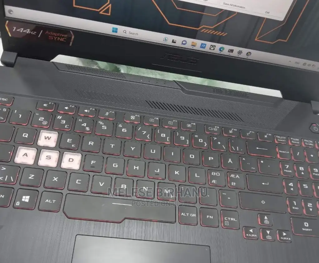 New Laptop Asus TUF Dash F15 16GB Intel Core i5 SSD 512GB