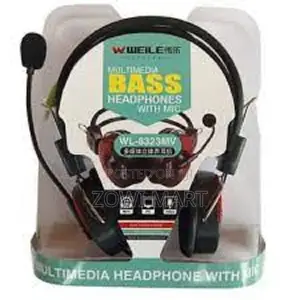 Weile Multimedia Bass Headphones With Mic