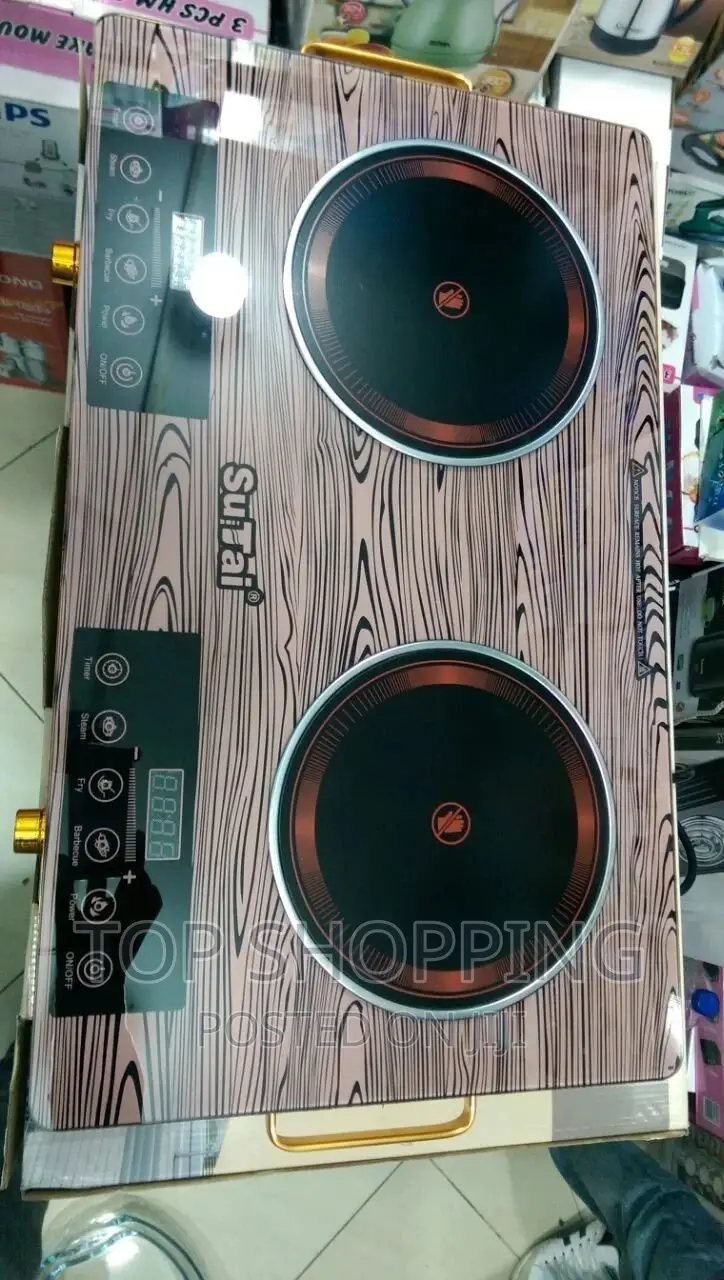 Su Tia Double Touch Screen Stove ዲጂታል ስቶቭ