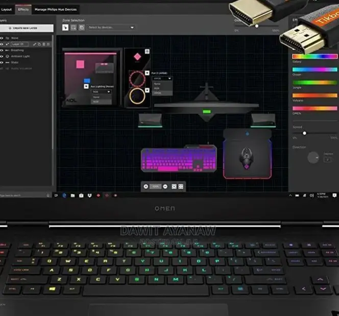 New Laptop HP Omen 17 32GB Intel Core I7 SSD 1T