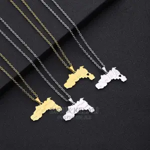 Tigray Map Necklace for Men and Womens