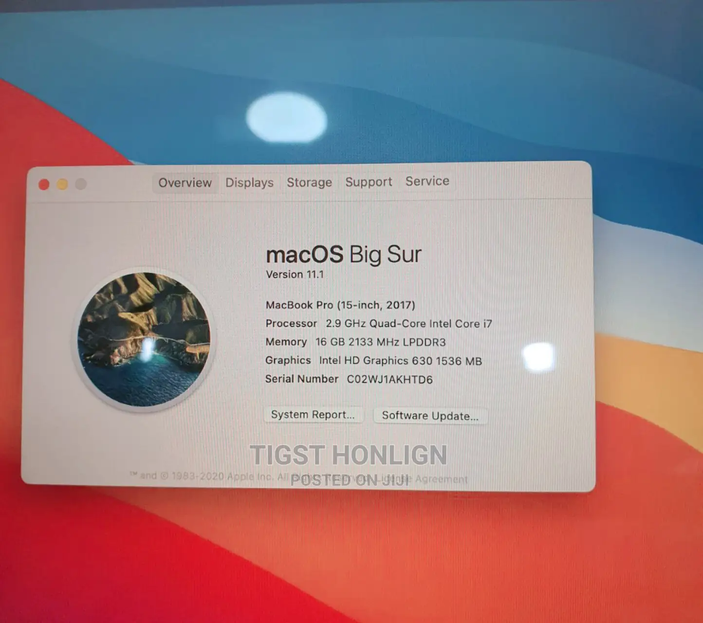 New Laptop Apple MacBook Pro 2017 16GB Intel Core I7 SSD 512GB