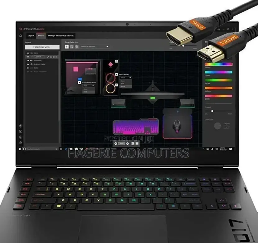 New Laptop HP Omen 17 32GB Intel Core I7 SSD 1T