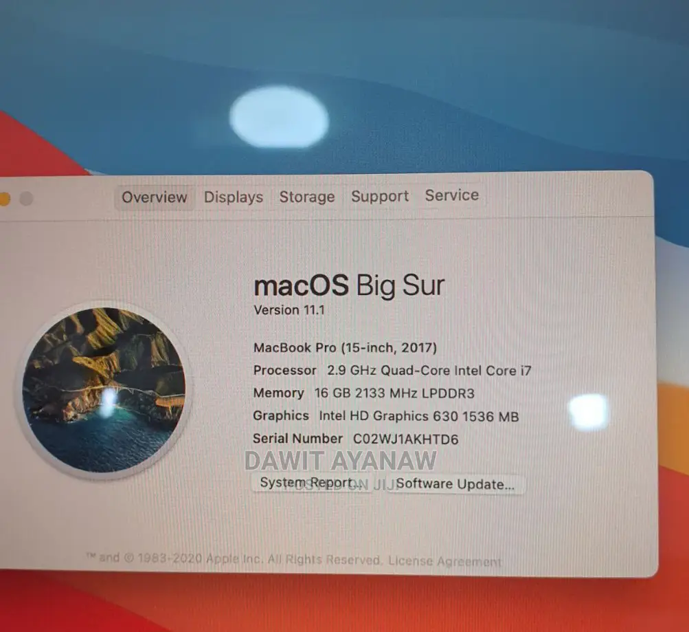 New Laptop Apple MacBook Pro 2017 16GB Intel Core I7 SSD 512GB