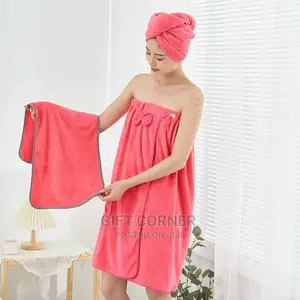 Photo - 3pcs Women Absorbent Microfiber Bath Towel Towels