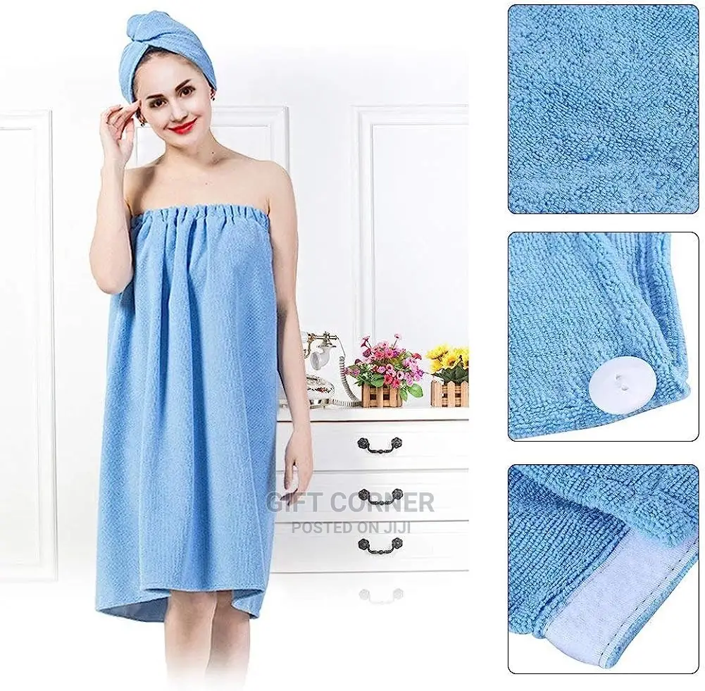 3pcs Women Absorbent Microfiber Bath Towel Towels
