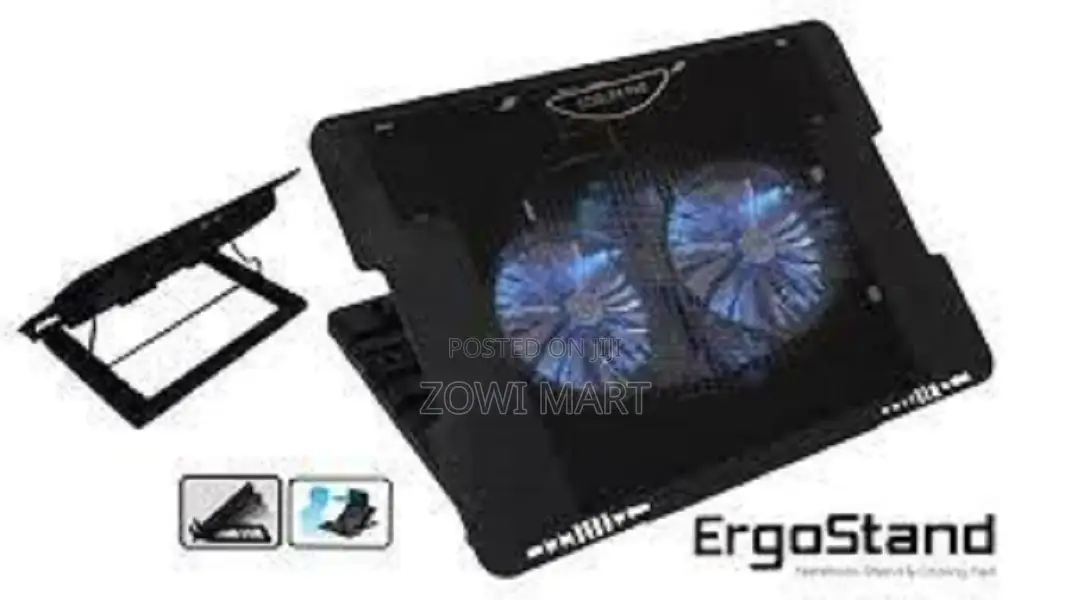 Cooler Master Ergostand Air Black Laptop Cooler, Aluminum