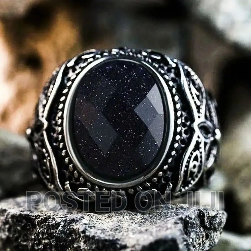 Natural Opal Moonstone Ring for Men