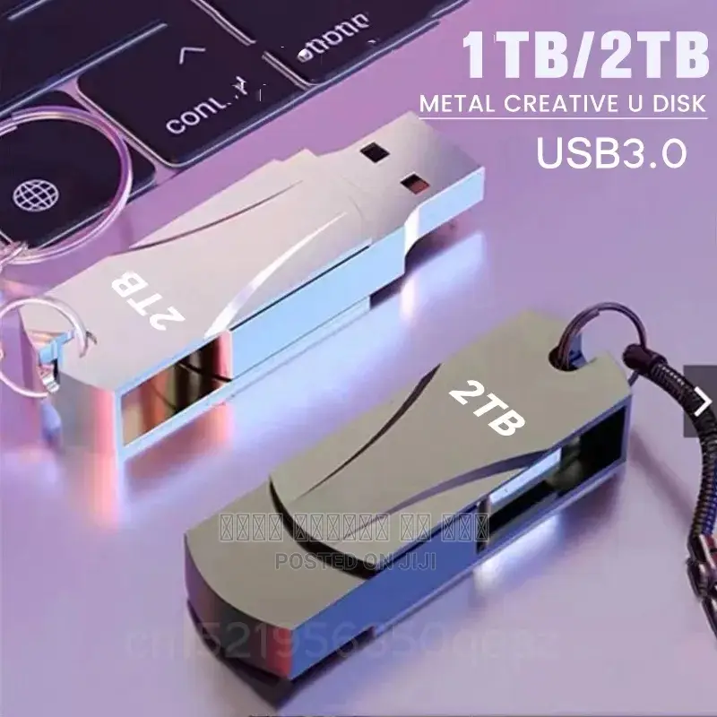 2tb Full Metal Rotatabel Silver Usb Flash Drive
