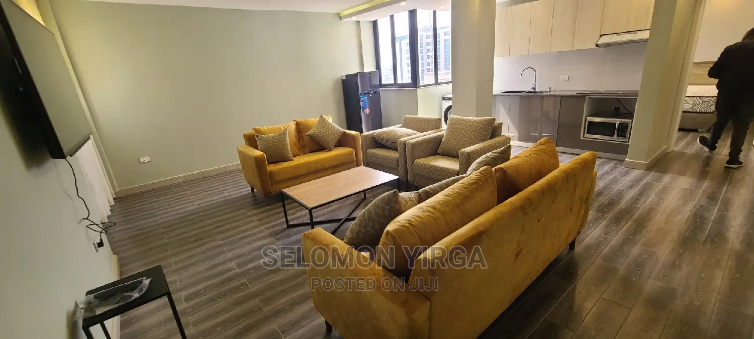 Furnished 1bdrm Apartment in አድስ አበባ, Bole for rent