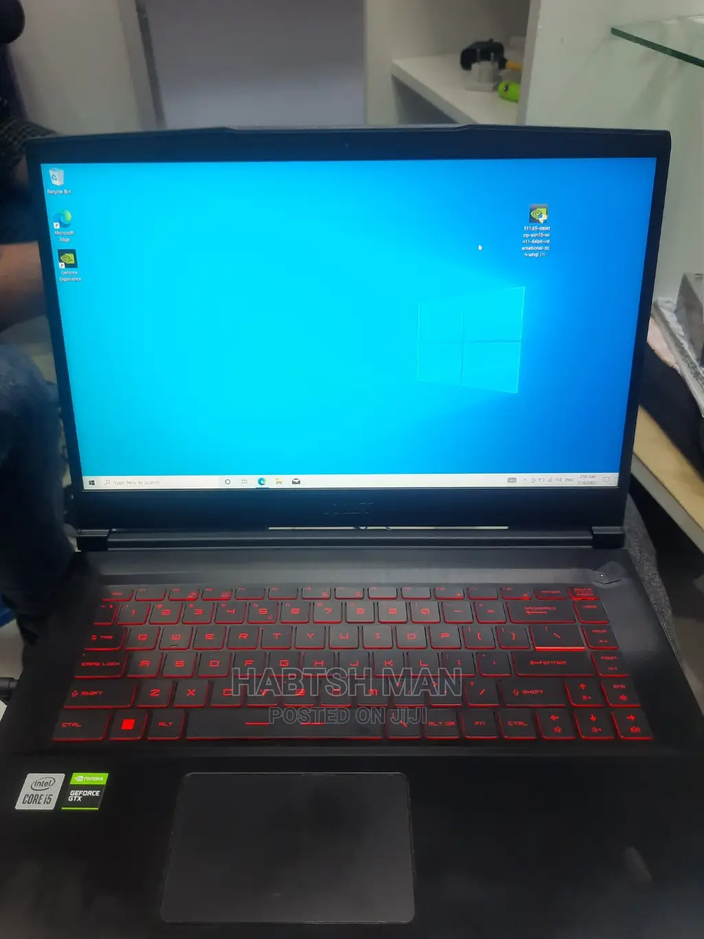 New Laptop MSI GF63 8GB Intel Core I5 SSD 512GB