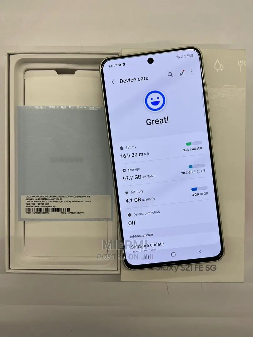 New Samsung Galaxy S21 FE 5G 128 GB Gray