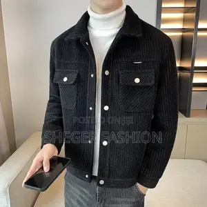 Coduroy Black Jacket