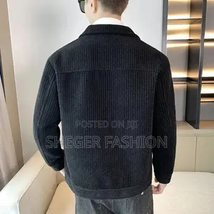 Coduroy Black Jacket