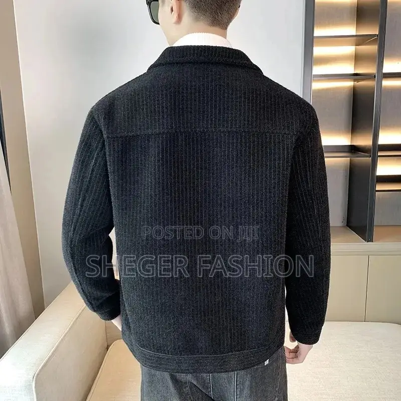 Coduroy Black Jacket