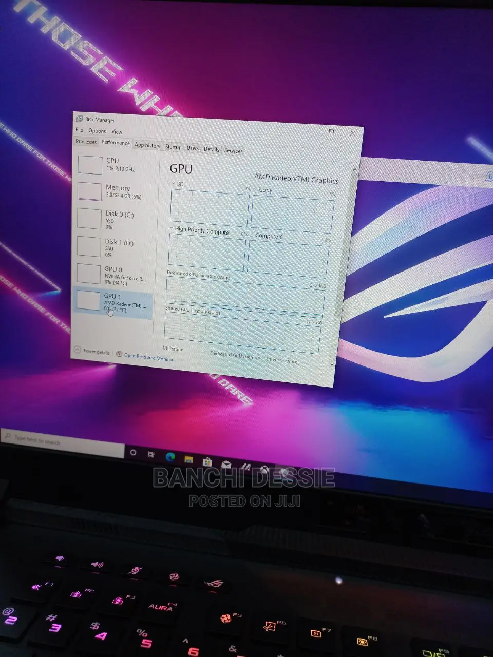 New Laptop Asus 64GB AMD Ryzen 9 SSD 2T