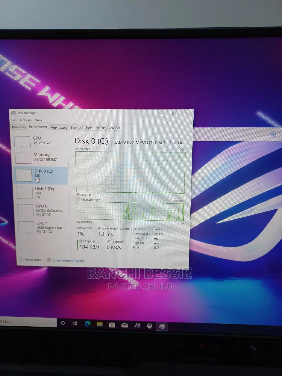 New Laptop Asus 64GB AMD Ryzen 9 SSD 2T