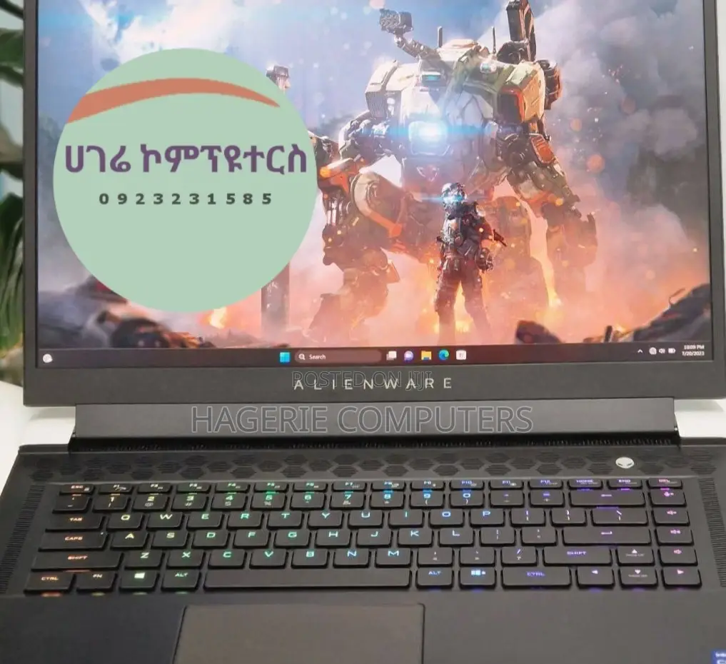 New Laptop Alienware Area-51m 32GB Intel Core I7 SSD 1T
