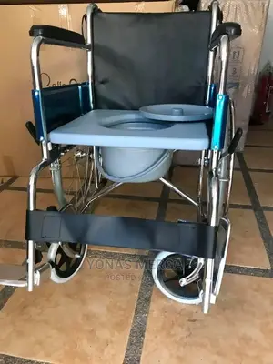 Toilet Commod Wheelchair Foldable,Adjustable, Light Weight