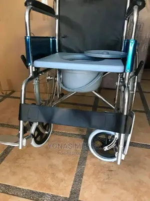 Toilet Commod Wheelchair Foldable,Adjustable, Light Weight