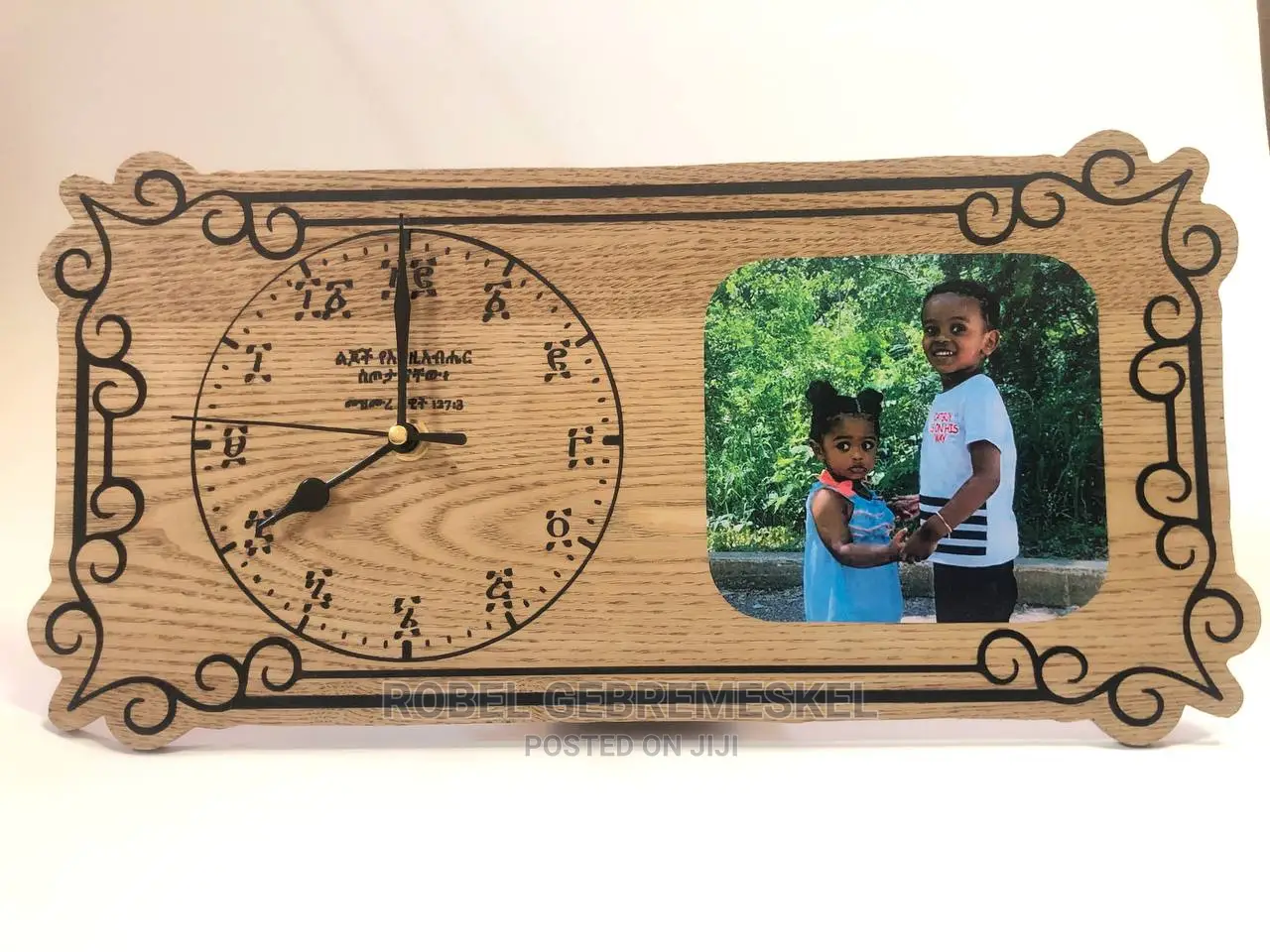 Rectangular Clocks With Photo