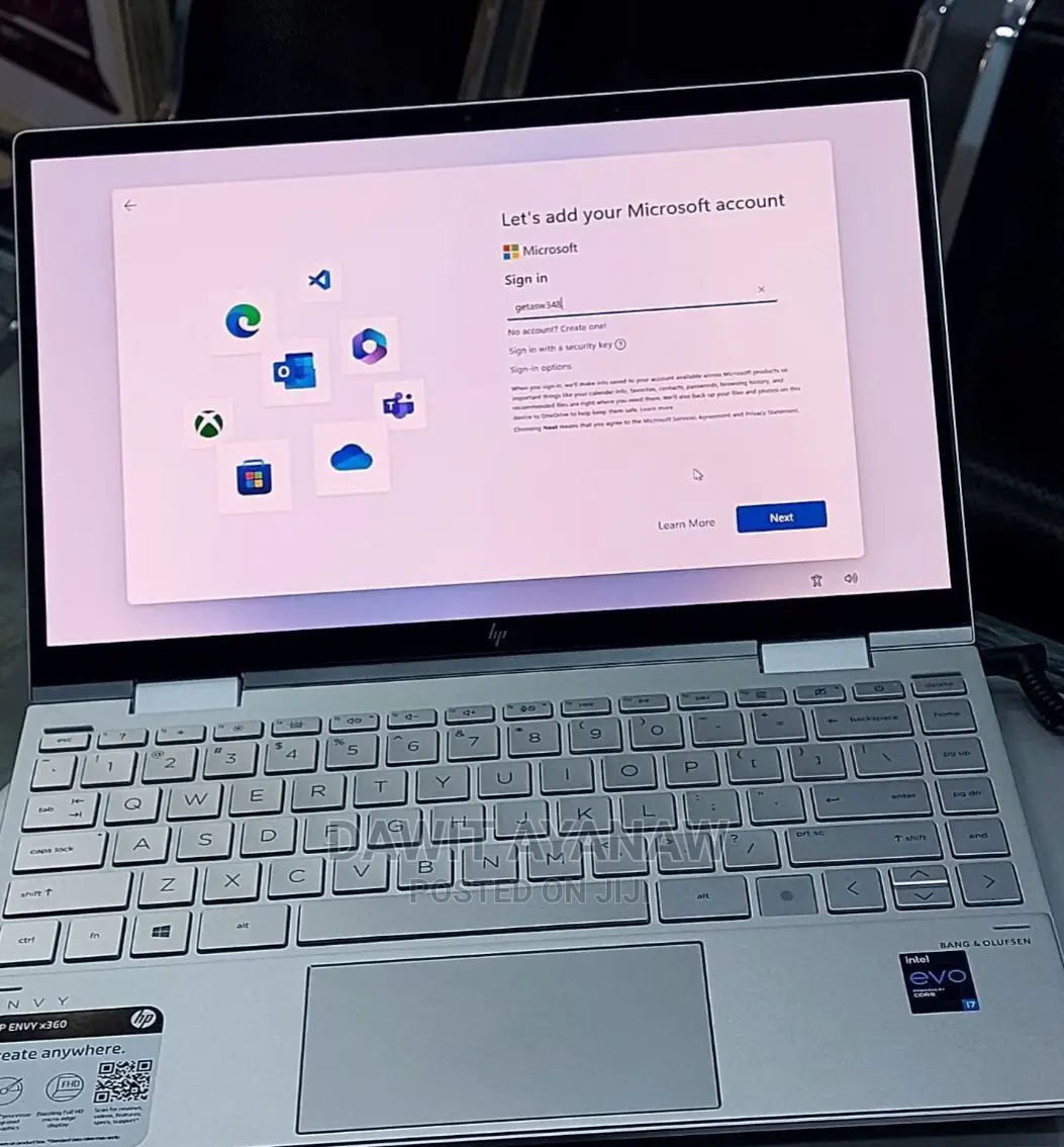 New Laptop HP Envy X360 16GB Intel Core I7 SSD 512GB