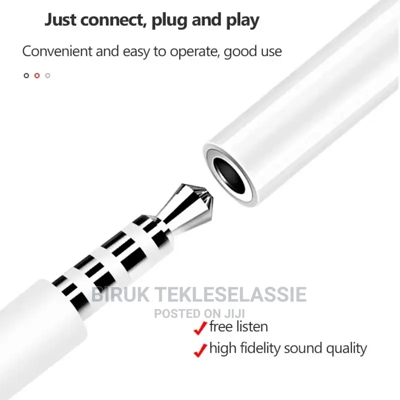 Lightning to 3.5 Mm Jack Aux Cable