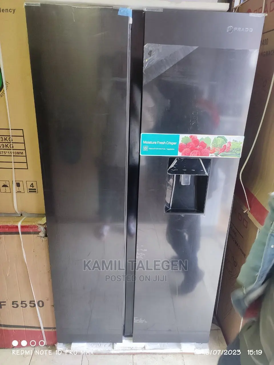 Prado 710L Side by Side Refrigerator