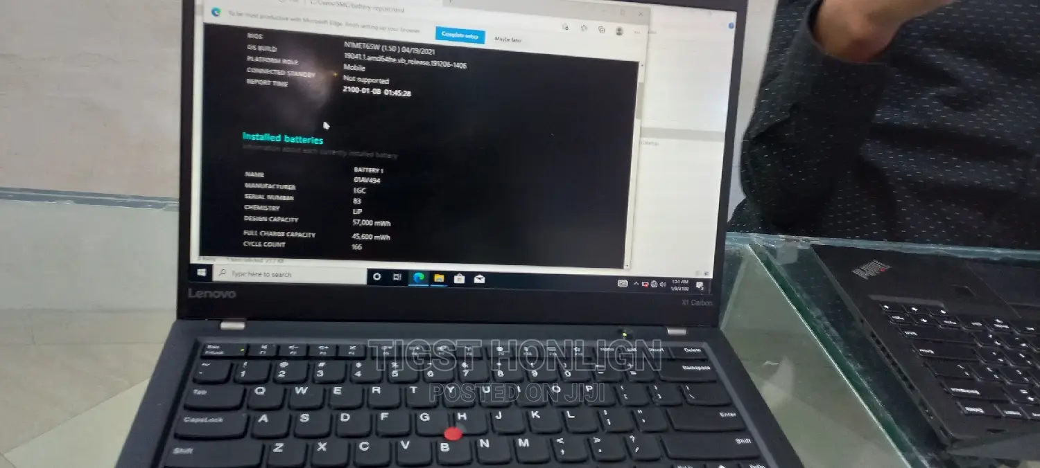 New Laptop Lenovo ThinkPad X1 Carbon 16GB Intel Core I7 SSD 512GB