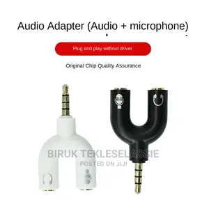 Photo - Y Dual Audio Splitter Speaker Mic