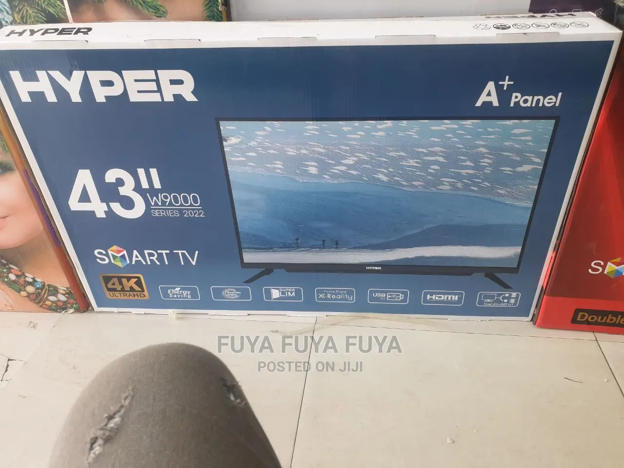 HYPER 43 Inchi Double Glass Smart 2024 Tv