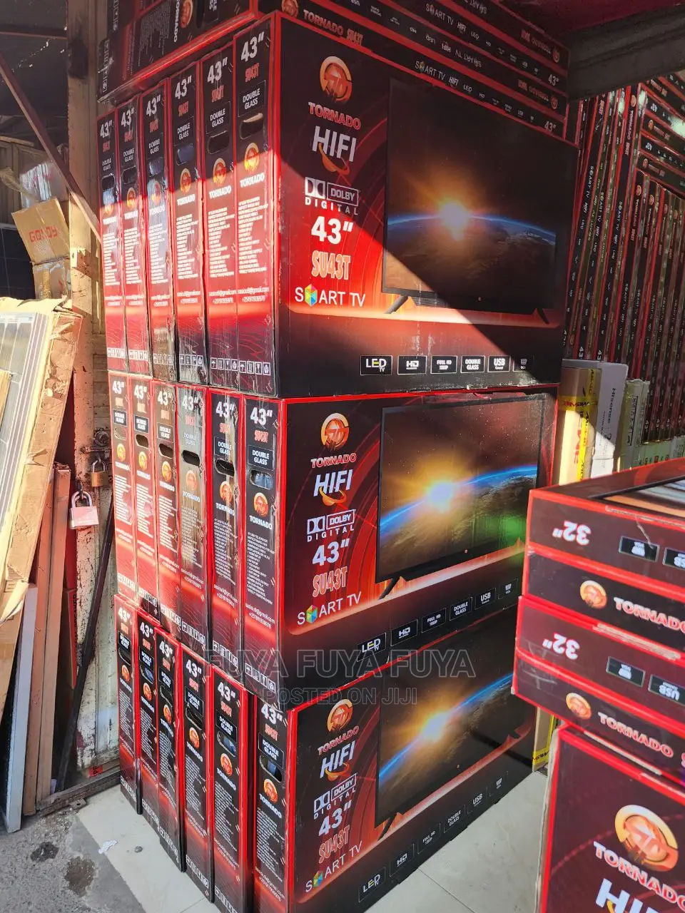 TORNADO 43 Inchi Double Glass Smart 2024 Tv