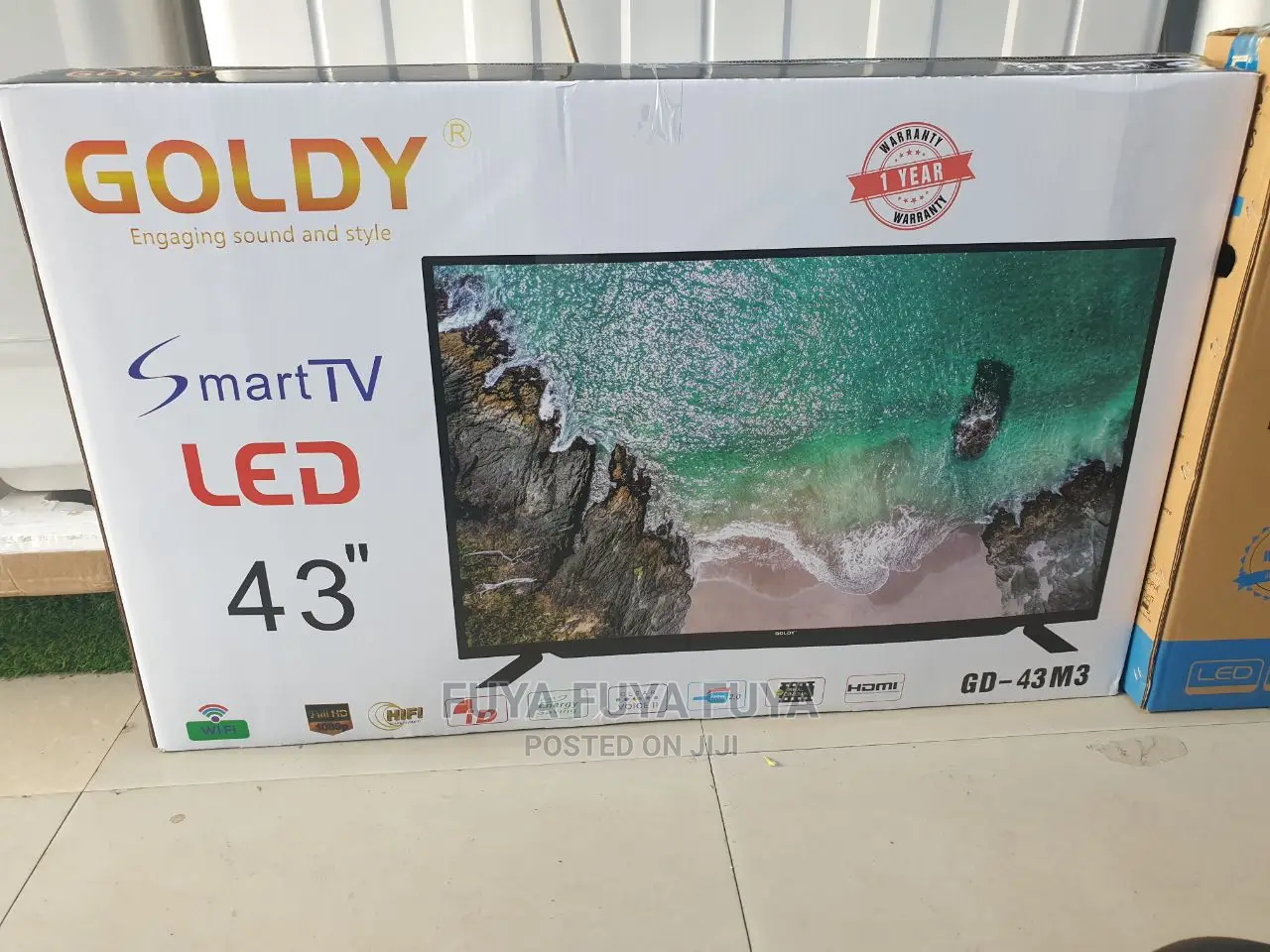 GOLDY 43 Inchi Double Glass Smart 2024 Tv