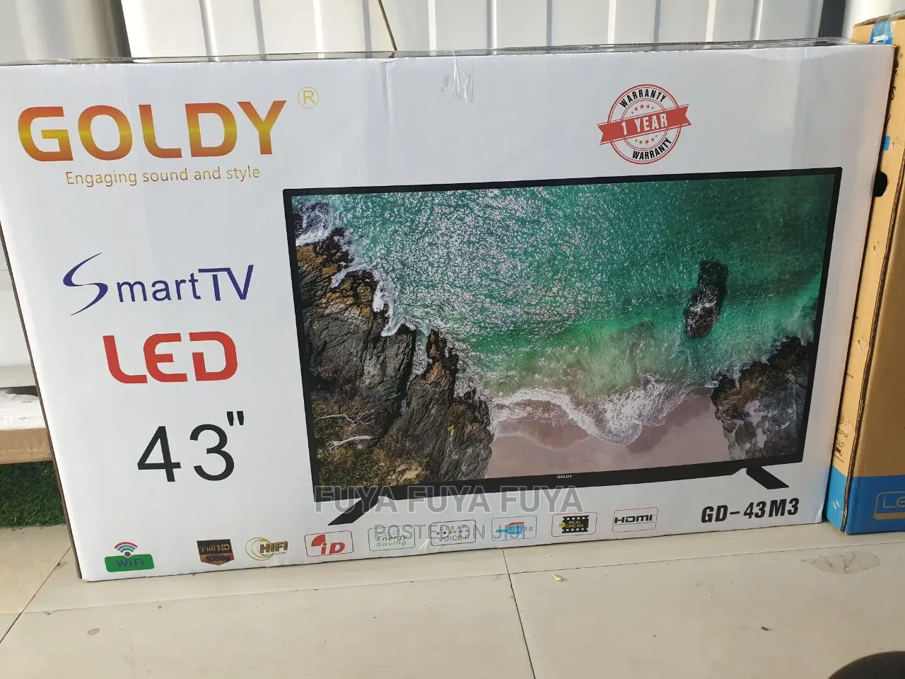 GOLDY 43 Inchi Double Glass Smart 2024 Tv