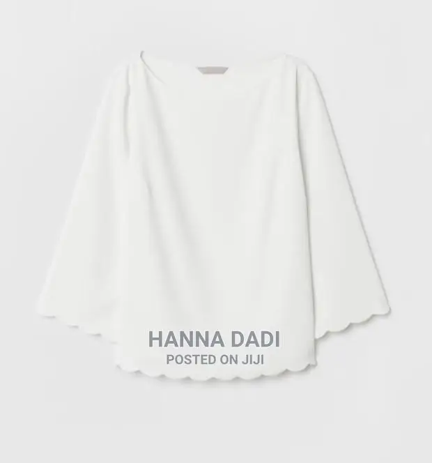 Pre-Owned H M White Casual Blouse