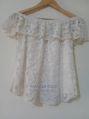 Photo - Pre-Owned Off the Shoulder Lace Top