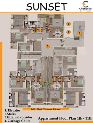 3bdrm Apartment in Nexus Real Estate, Nifas Silk-Lafto for sale