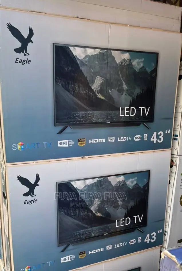 Eagle 43 Inchi Double Glass Smart 2024 Tv