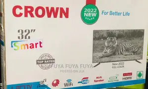 Photo - CROWN 32 Inchi Double Glass Smart 2024 Tv
