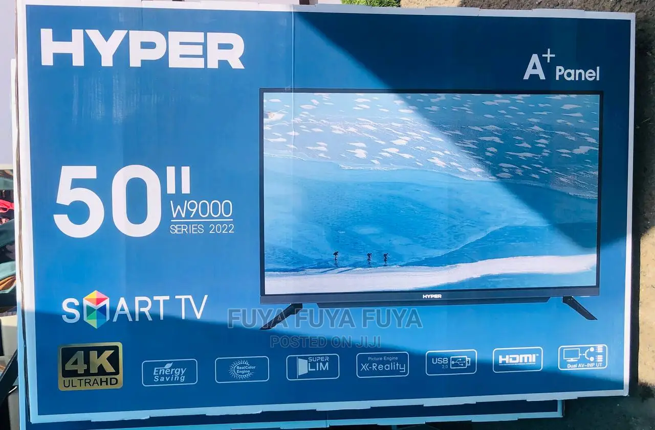HYPER 50 Inchi Double Glass Smarr 2024 Tv
