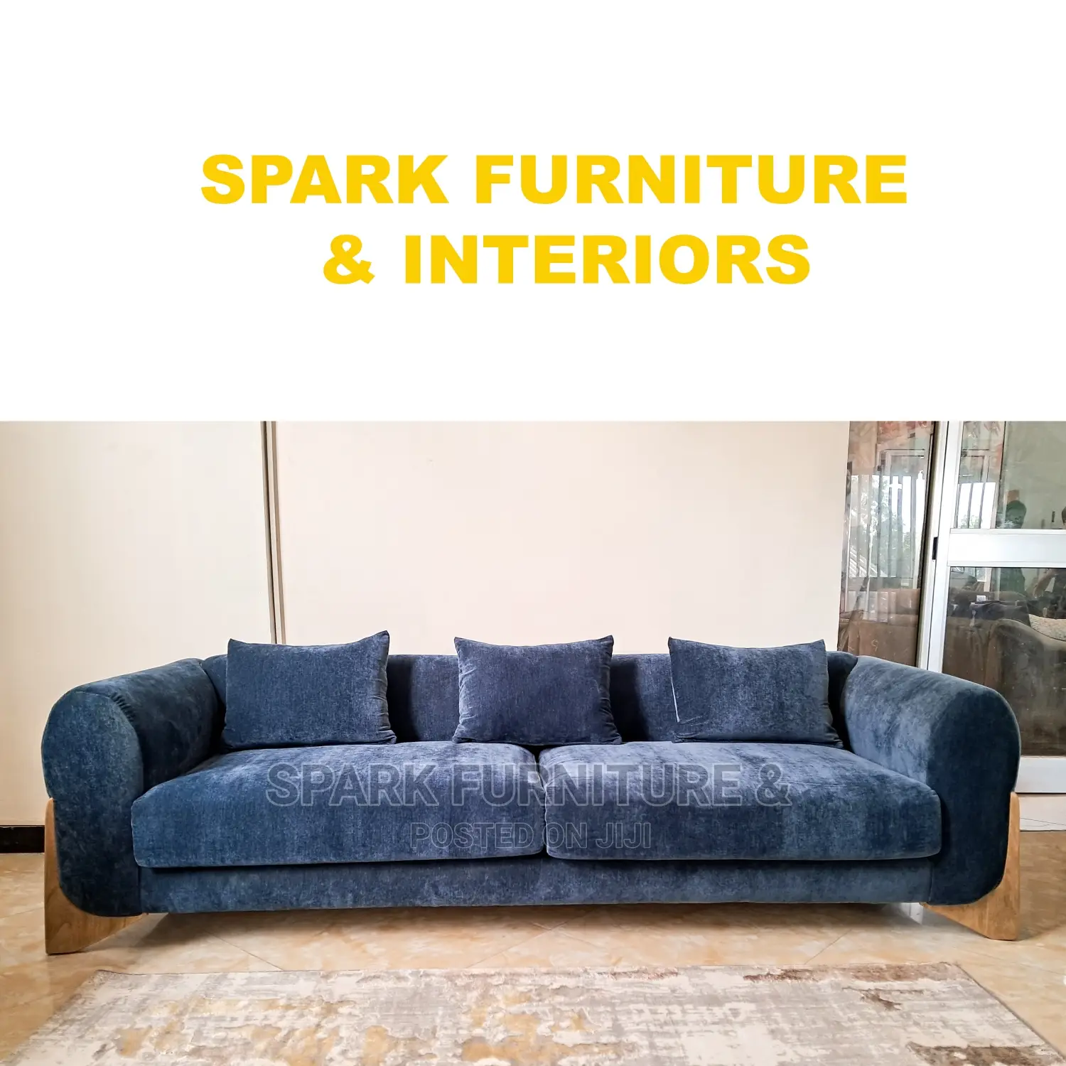 Sofa Model S-024 Bl 3+2+1+1 Set