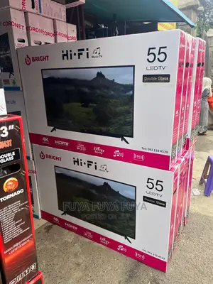 Photo - BRIGHT 55 Inchi Double Glass Smart 2024 Tv
