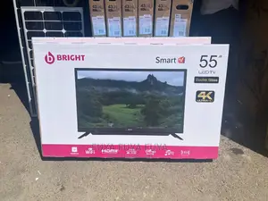 BRIGHT 55 Inchi Double Glass Smart 2024 Tv