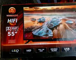 Photo - TORNADO 55 Inchi Double Glass Smart 2024 Tv