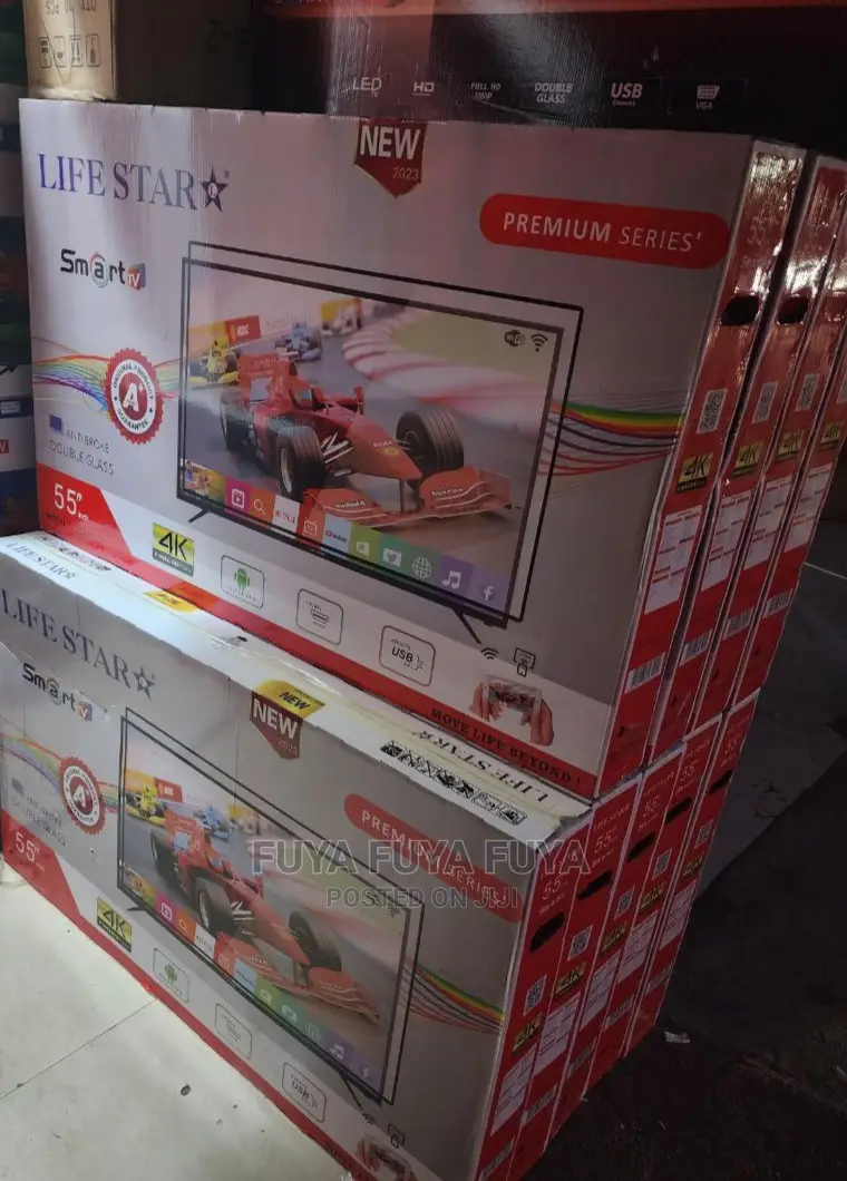 LIFE STAR 55 Inchi Double Glass Smart 2024 Tv